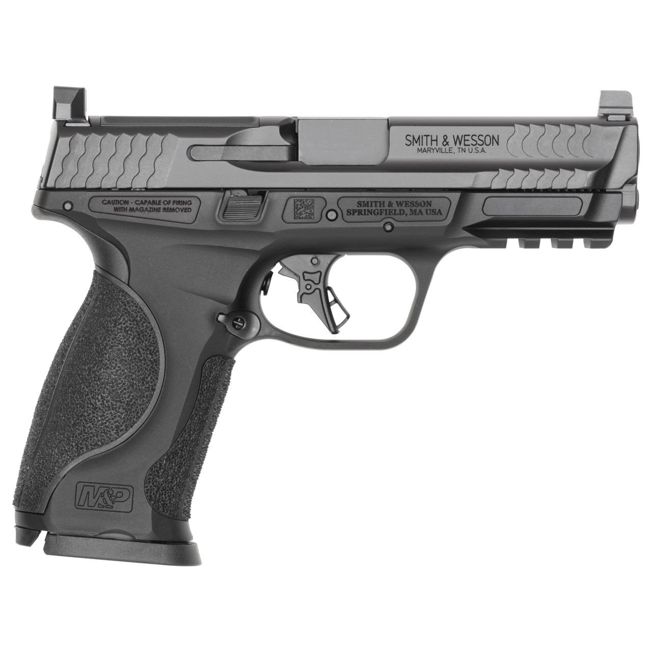 Smith & Wesson M&P9 M2.0 Metal with Aimpoint ACRO Slide Cut — 9mm Full-Size Pistol, 17+1 Capacity, Night Sights - Image 5