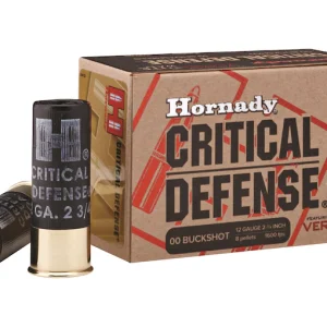 Buy Hornady Critical Defense 12 Gauge Buckshot Ammo 2-3/4″