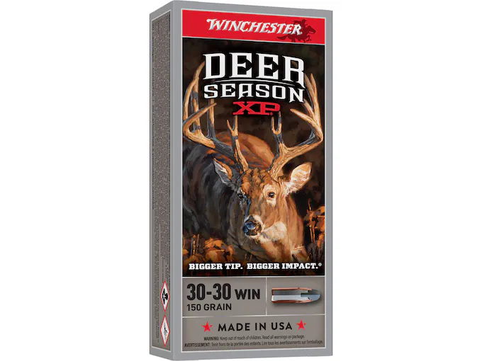 Winchester Deer Season XP 30-30 Winchester Ammo 150 Grain Winchester Extreme Point Polymer Tip 200rounds15 For Sale for sale