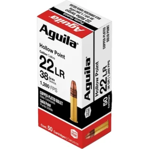 Aguila Super Extra High Velocity 22LR Ammo 38 Grain Plated Hollow Point – Best Price