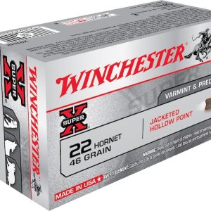 Shop Winchester Super X 22 Hornet Ammo 46 Grain Jacketed Hollow Point 200 rounds
