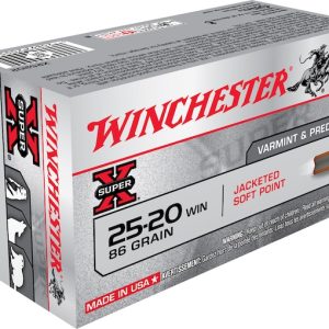 Buy Winchester Super X 25-20 WCF Ammo 86 Grain Jacketed Soft Point Box of 50