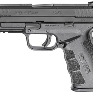 Springfield XD Mod.2 45ACP 4.0 Service Model Black Holiday Package with GripZone