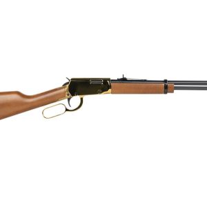 Rossi Rio Bravo 22LR Lever-Action Rifle with Gold Receiver and Hardwood Stock